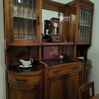 Soggiorno completo in legno massello 