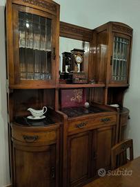 Soggiorno completo in legno massello 