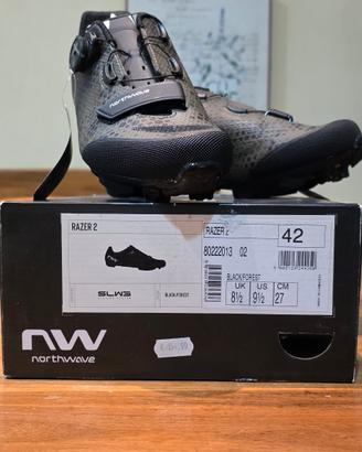 scarpe MTB Northwave RAZER  2 Black/forest  num 42