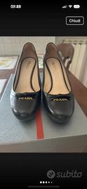 Ballerine Prada con tacco tg 37,5