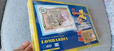 Puzzle filatelico regione Lombardia 400 pezzi