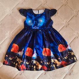 Costume strega Halloween bambina 120cm