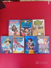 DVD di cartoni animati per bambini.