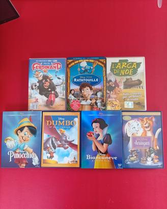 DVD di cartoni animati per bambini.