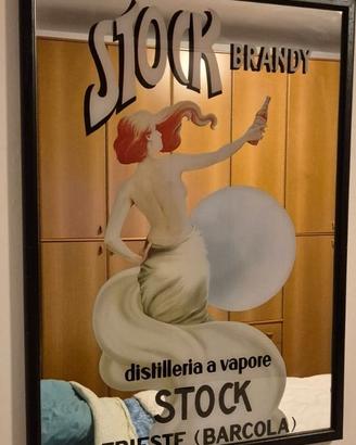 Specchio pubblicitario con immagine vintage
