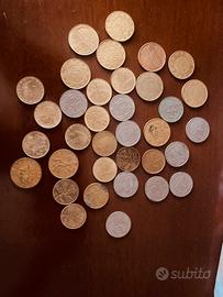 Monete  100 lire/ 200lire / 20 lire