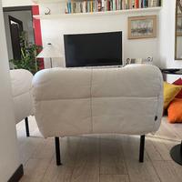 Poltrona Arflex Pecorelle in tessuto Denver con ga