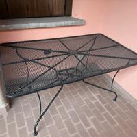 Tavolo con sedie ferro battuto x giardino/terrazzo