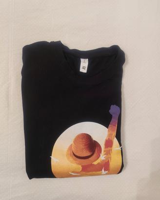 T-shirt One piece uomo ragazzo maglia maglietta 