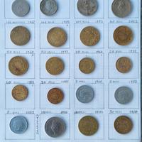31 Monete Tunisia-1946-2008) incl. 5 Franchi e FAO