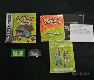 Pokemon Verde Foglia Nintendo Originale Gameboy