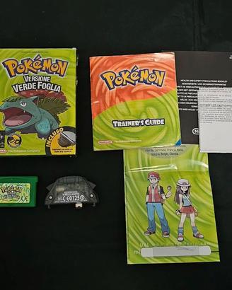 Pokemon Verde Foglia Nintendo Originale Gameboy