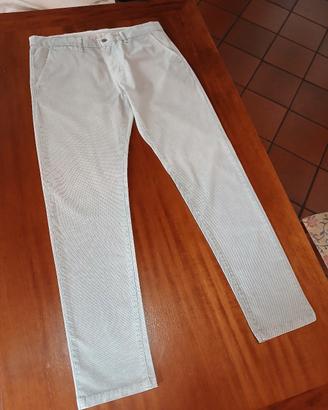 Pantalone uomo  grigio fantasia.