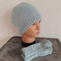 Berretto e guanti senza dita 