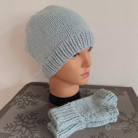 Berretto e guanti senza dita 