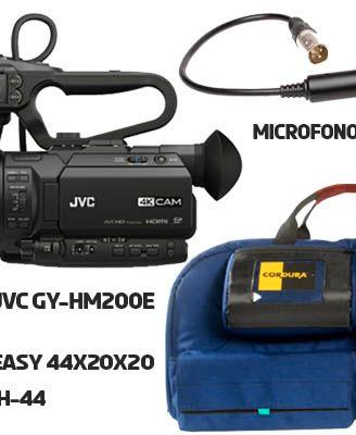 vendotelecamera 4k jvc GY-HM200e compresa di micro