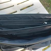 Borsa pelle nera uomo lavoro Baldinini