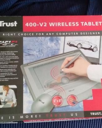 tavoletta grafica trust 400 V2 con mouse wireless