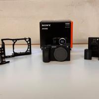 Sony a6500 + Smallrig Cage & Handle + 2 batterie