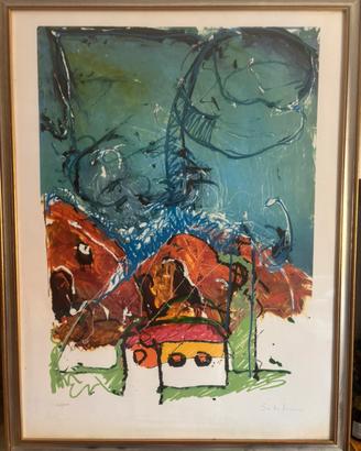 Litografia Mario Schifano