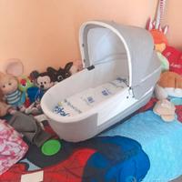 trio passeggino+baby culla+ovetto+box