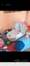 trio passeggino+baby culla+ovetto+box