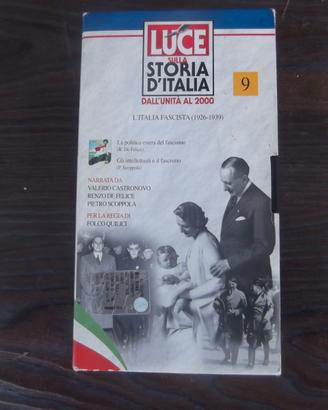Luce Sulla Storia D'Italia L'Italia Fascista VHS