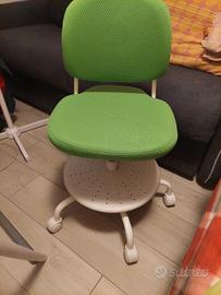 sedia Ikea Vimund x bambini con ruote