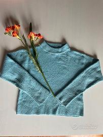 Maglioncino turchese Zara 11/12 anni