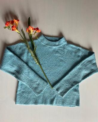 Maglioncino turchese Zara 11/12 anni