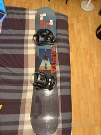 Snowboard capita DOA 2025 156 + attacco Unionforce