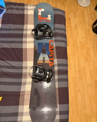 Snowboard capita DOA 2025 156 + attacco Unionforce