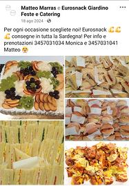 Giardino o sala  feste catering