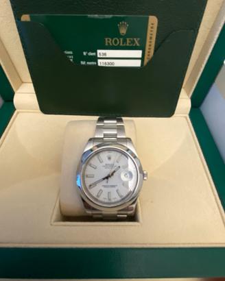 Rolex datejust 116300 41 mm full set