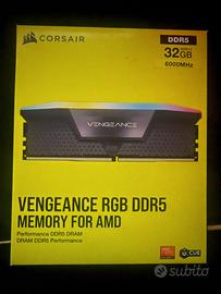 corsair vengeance rgb 32gb  ddr5 6000mz amd
