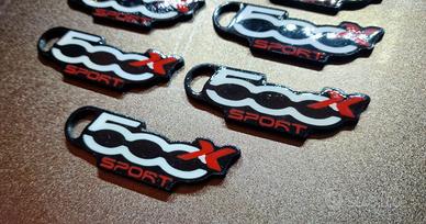 Portachiavi FIAT 500x Sport stampato 3D