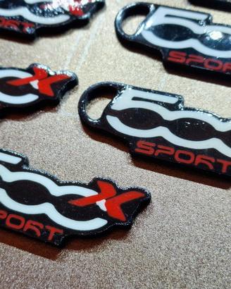Portachiavi FIAT 500x Sport stampato 3D