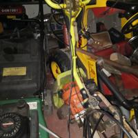 Motosega decespugliatore motozappa