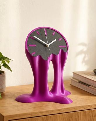 Orologio Fuso Stile Dalì Design Da Tavolo