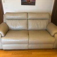 Divano Relax 2 posti con mecc. recliner elettrico
