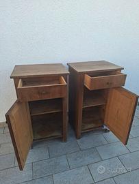 coppia comodini vintage anni 70