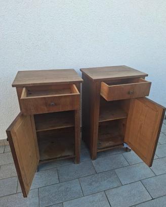 coppia comodini vintage anni 70