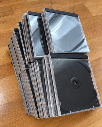 Lotto CD Audio: 50 Custodie + 4 CD-R Vergini