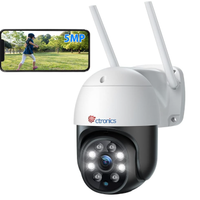 5MP Telecamera Wi-Fi Esterno, 2,4Ghz/5Ghz