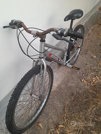 Bicicletta da 26" colore grigio 