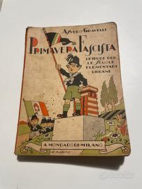 Libro scolastico del ventennio fascista