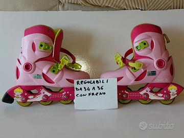 Rollerblade (pattini) regolabili da 32 a 36