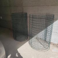 Rete giardino metallica 15 m.circa