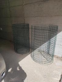 Rete giardino metallica 15 m.circa