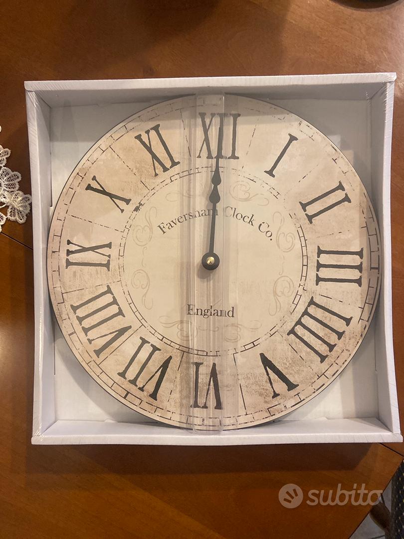 Orologio da parete in legno stile shabby chic - Arredamento e Casalinghi In  vendita a Chieti